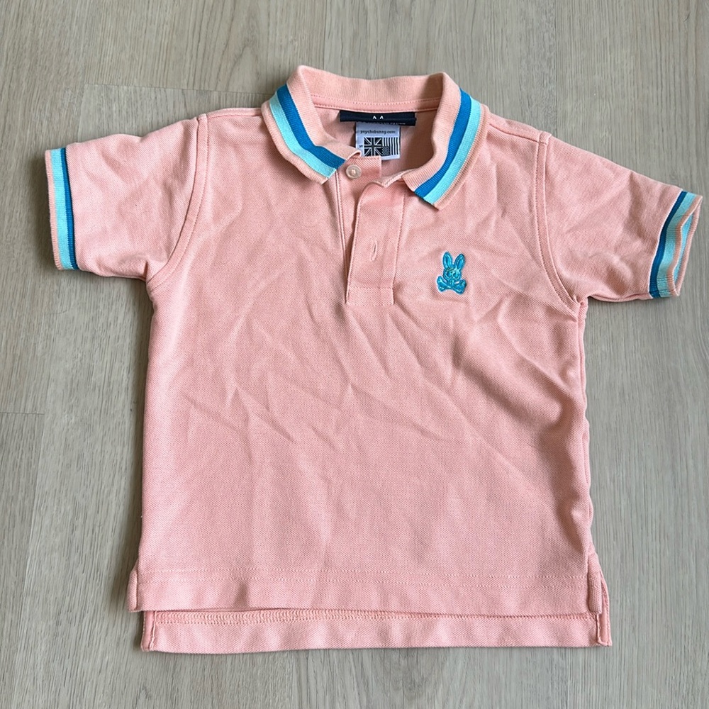 Psycho Bunny Boys Pique Polo EUC